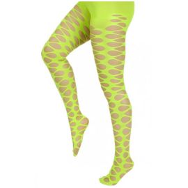 collants - trous vert fluo - s/m