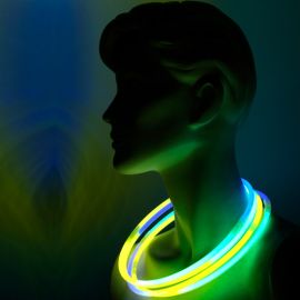 Collier lumineux fluo Multicolore