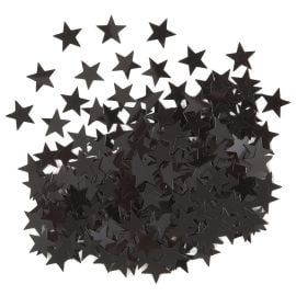 Confettis d'étoiles pailletées Noire