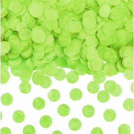 Confettis de table mariage rond Vert anis 