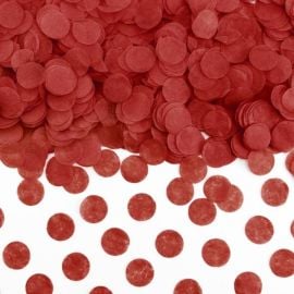 Confettis de table pas cher rond Rouge