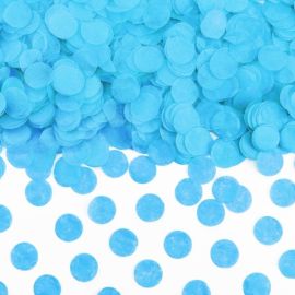 Confettis mariage cercle rond Turquoise