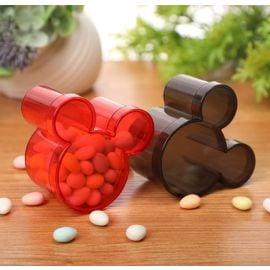 Contenant dragée boite candy box Mickey 3d Rouge