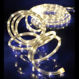 Cordon lumineux LED exterieur de noel 24 mètres Blanc Chaud 