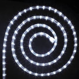 Cordon lumineux LED exterieur de noel 24 mètres Blanc Froid
