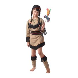 Costume Fille Indienne beige 7/9 Ans 
