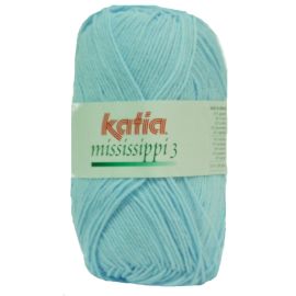 Coton Katia Mississippi 3 Bleu ciel