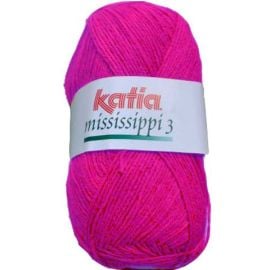 Coton Katia Mississippi 3 Fuchsia