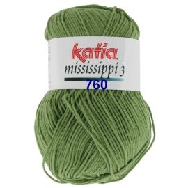 Coton Katia Mississippi 3 Vert Militaire