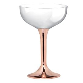 Coupe champagne plastique Rose Gold Chrome