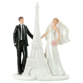 Couple de mariés Avec Tour Eiffel