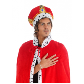 couronne - de roi - en velours - or
