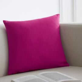 Coussin 40x40 cm Fuchsia 100 % coton TODAY