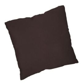 Coussin Chocolat 40x40 100 % coton Déhoussable 