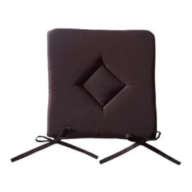 Coussin de chaise pas cher Chocolat 40 x 40 cm