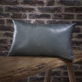 Coussin Skin Effet Sky Gris Foncé 30x50cm