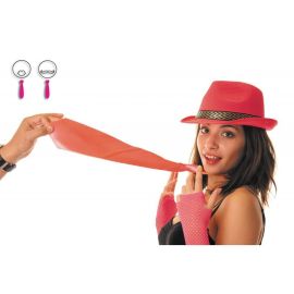 Cravate Fluo Rose