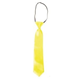 Cravate - jaune fluo