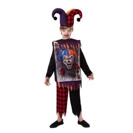 déguisement crazy jester taille 140 cm pas cher
