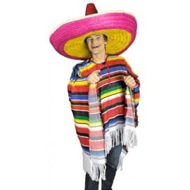 Déguisement Adulte Poncho Mexicain