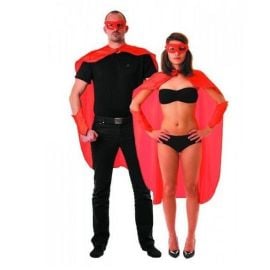 Déguisement Adulte Super Héros Rouge