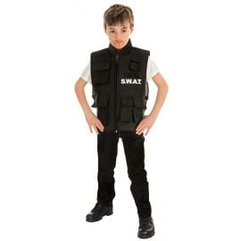 Déguisement Enfant Gilet Pare Balles Swat 9 11 Ans