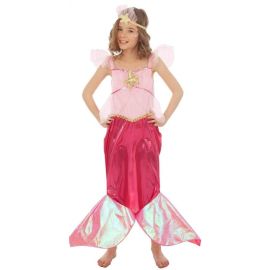 Déguisement Enfant Sirene Luxe Rose 7/9 Ans