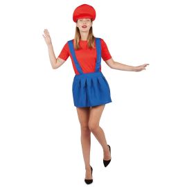 Déguisement Femme Plombier Rouge L/XL