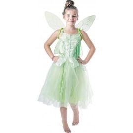 Déguisement Fille Fée Verte 7/9 Ans