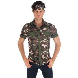 Déguisement Homme Chemise Militaire L XL