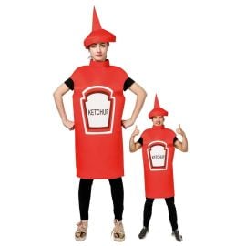 Déguisement Homme Ketchup Taille UNique 
