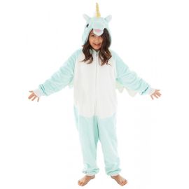 Déguisement Kigurumi Licorne Verte 140cm