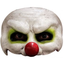 demi masque - latex - clown effrayant