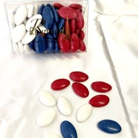 Dragées Chocolat Assorti Bleu Blanc Rouge