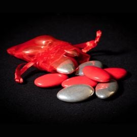 Dragées Chocolat Assorti Rouge et Argent 