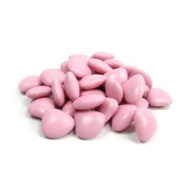 Dragées Coeur Chocolat Rose 500 gr