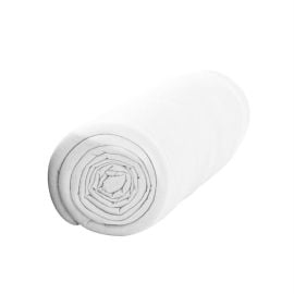 Drap housse 90x190 cm Blanc 100% coton