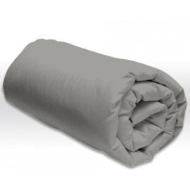 Drap housse 180x200 Gris clair 100% coton