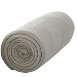 Drap housse 180x200 Beige Percale 100% coton