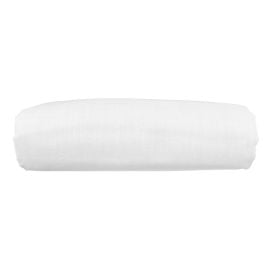 Drap plat Blanc 1 personne 180x290 cm en 100 % coton 