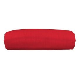 Drap plat rouge 180x290 cm pour lit de 1 personne 
