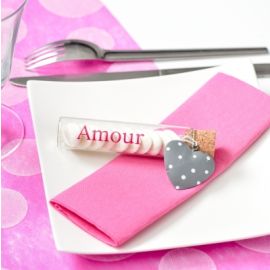Eprouvette a dragees Amour 