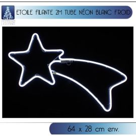 Etoile filante de noel lumineuse Blanc Froid 