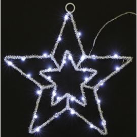 Etoile lumineuse acrylique pour fenetre