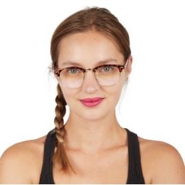 Fausses lunettes de vue face - adulte