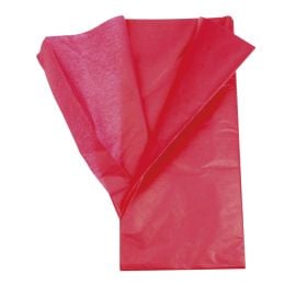 Feuille de papier de soie Rouge x 5 pièces