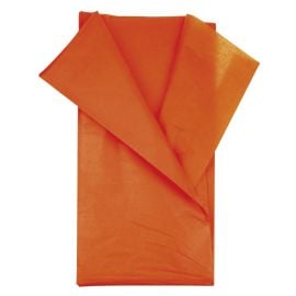 Feuille de papier de soie Orange x 5 pièces