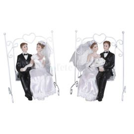 Figurine de mariage sur Balancelle 