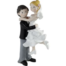 Figurine mariage Couple de Mariés Enlacé pour la Vie