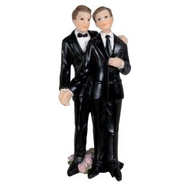 Figurine Mariage Couple de Mariés Gay